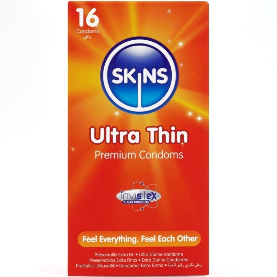 Skins Ultra Thin Premium erityisen ohuet kondomit - 16 kpl