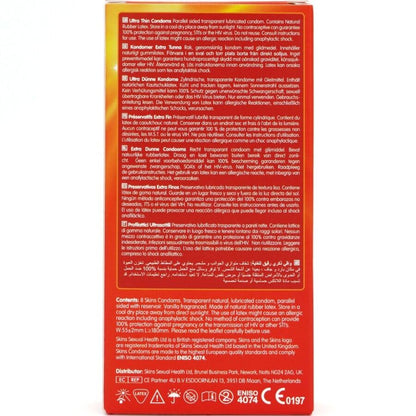 Skins Ultra Thin Premium erityisen ohuet kondomit - 8 kpl