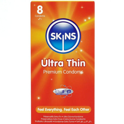 Skins Ultra Thin Premium erityisen ohuet kondomit - 8 kpl
