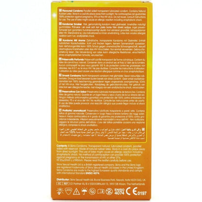 Skins Banana Premium banaaninmakuiset kondomit - 8 kpl