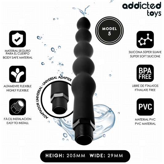 Addicted Toys anaalisuihku yleissovittimella - malli 5