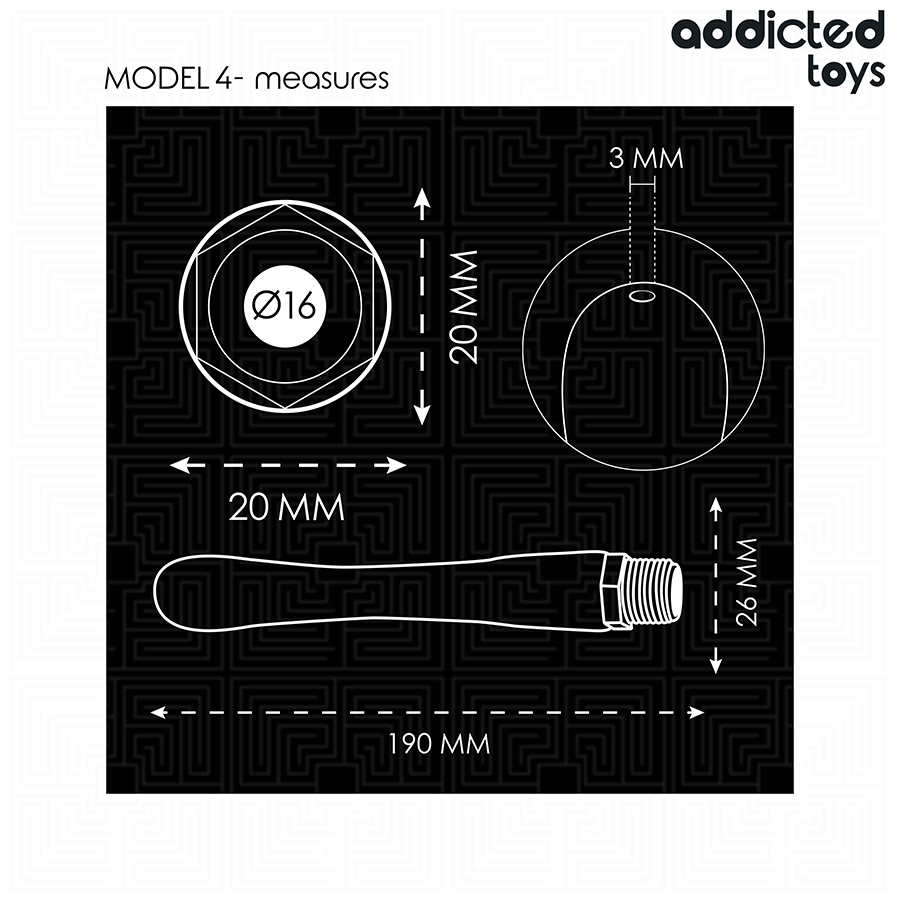 Addicted Toys anaalisuihku yleissovittimella - malli 4