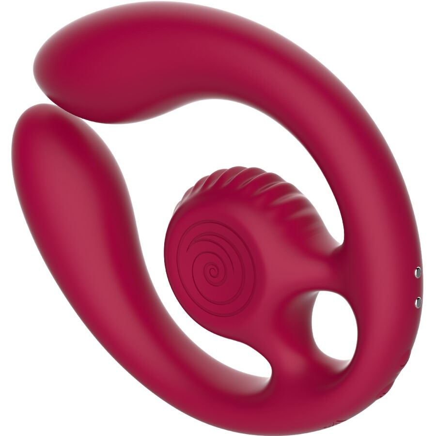 Snail Vibe Gizi Duo parikiihotin kaukosäätimellä - viininpunainen
