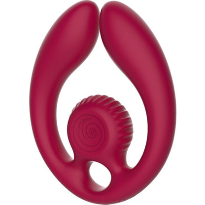 Snail Vibe Gizi Duo parikiihotin kaukosäätimellä - viininpunainen