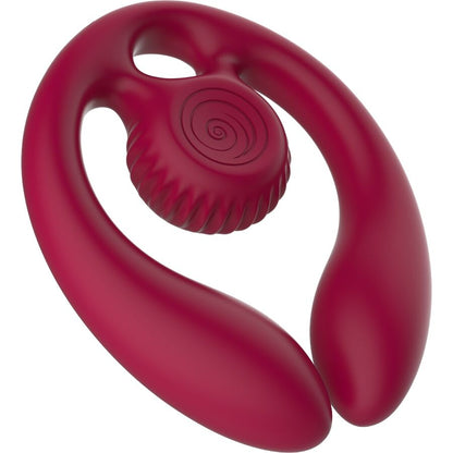 Snail Vibe Gizi Duo parikiihotin kaukosäätimellä - viininpunainen