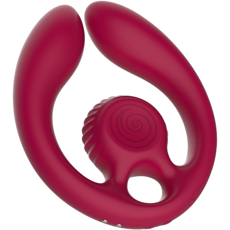 Snail Vibe Gizi Duo parikiihotin kaukosäätimellä - viininpunainen