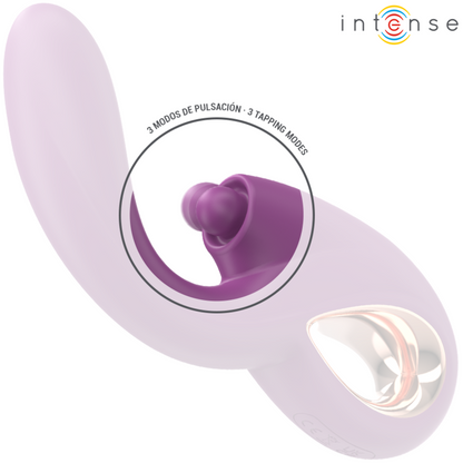 Intense Lali G-pistevibraattori naputus- - työntö- ja värinätoiminnolla - violetti