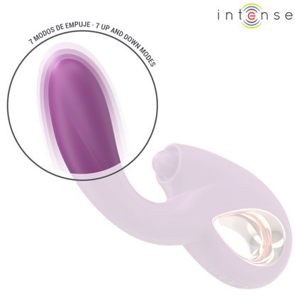 Intense Lali G-pistevibraattori naputus- - työntö- ja värinätoiminnolla - violetti