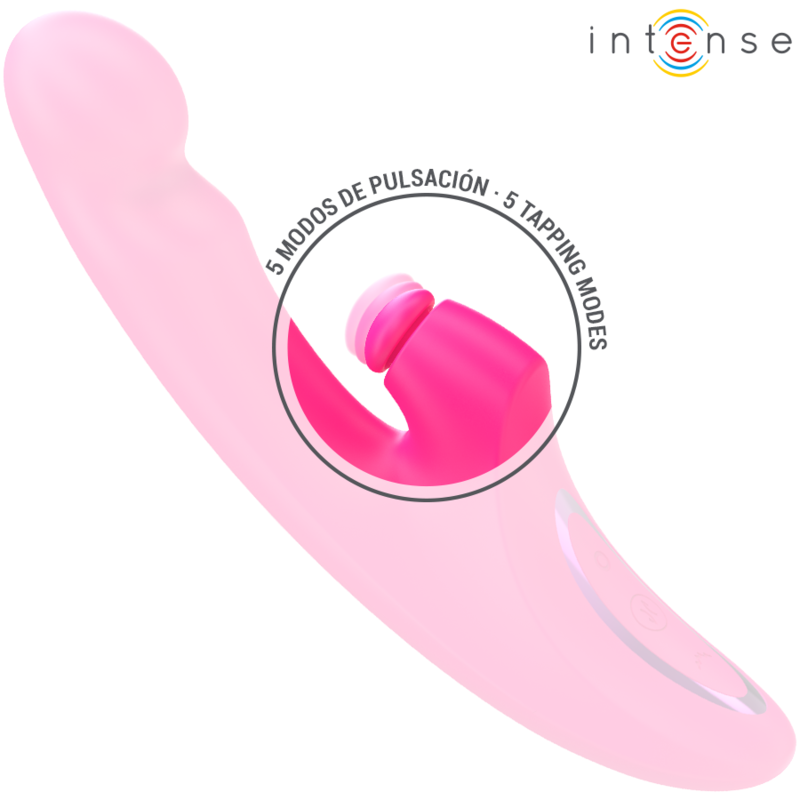 Intense Emi 3-in-1-vibraattori - 10 värinäohjelmaa - pinkki - 13,5 cm