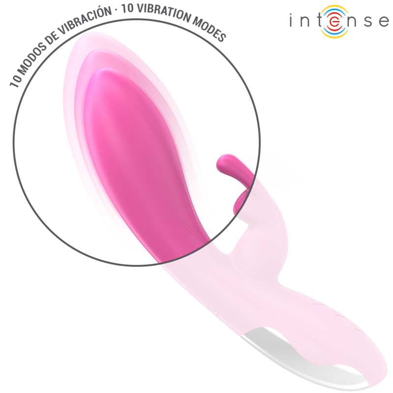 Intense Randall rabbit-vibraattori - 10 värinäohjelmaa - pinkki