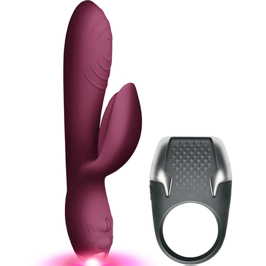 Climaximum Lamour rabbit-vibraattori ja LED-penisrengas