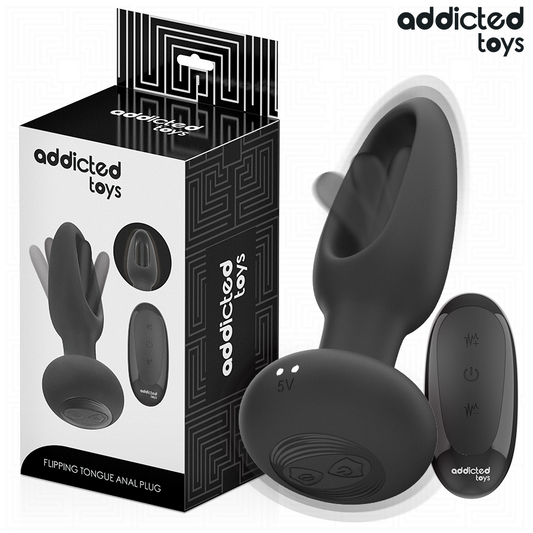 Addicted Toys anustappi värisevällä kielellä ja kaukosäätimellä