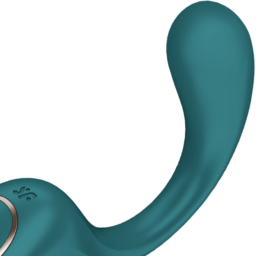 Satisfyer G for Goddess 2 rabbit-vibraattori - pullonvihreä