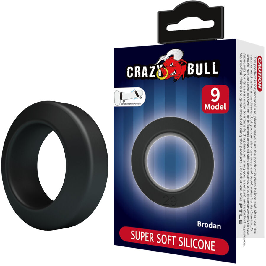 Crazy Bull Brodan silikoninen penisrengas - malli 9