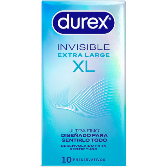 Durex Invisible XL kondomit - 10 kpl