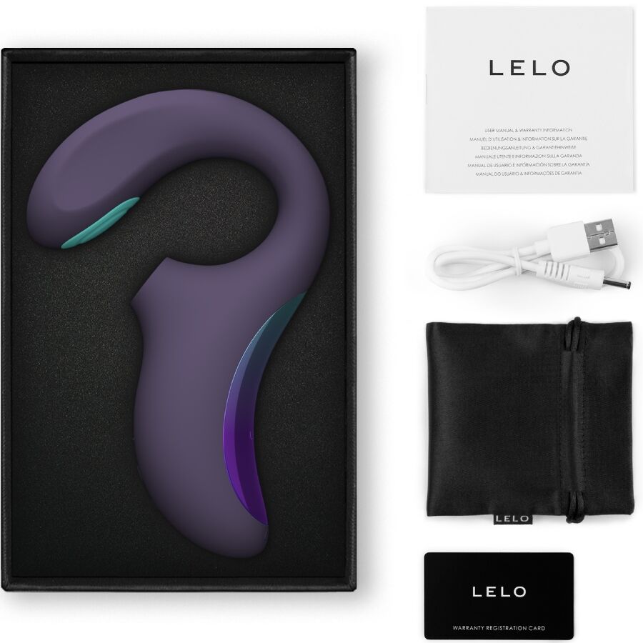 LELO Enigma Double Sonic G-pistevibraattori, Cyber Purple