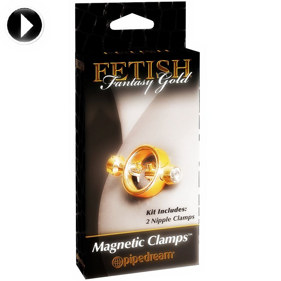 Fetish Fantasy Gold Magnetic Clamps | Niks.fi verkkokauppa