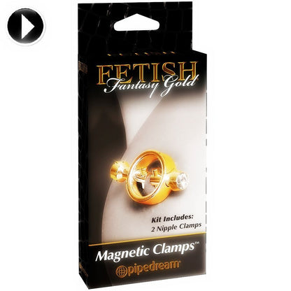 Fetish Fantasy Gold Magnetic Clamps | Niks.fi verkkokauppa