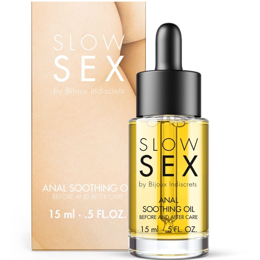 Bijoux Indiscrets Slow Sex anaalihierontaöljy - 15 ml
