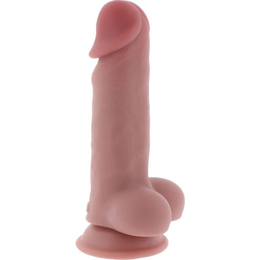 Get Real Deluxe erityisen paksu realistinen dildo kiveksillä - 17 cm
