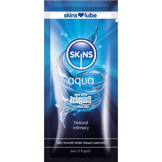 Skins Aqua vesipohjainen liukuvoide kerta-annoksena - 5 ml