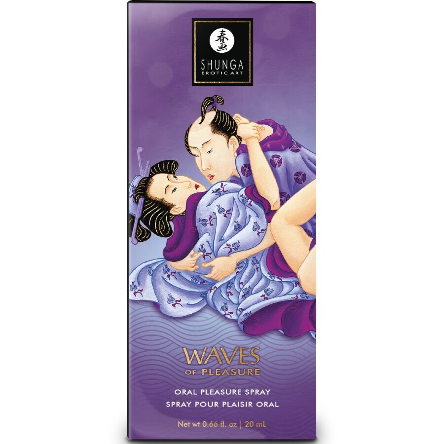 Shunga Waves Pleasure suuseksiin tarkoitettu suihke - eksoottiset hedelmät - 20 ml