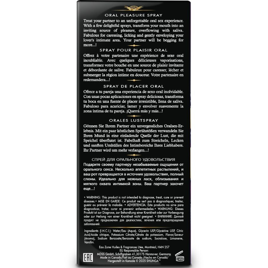 Shunga Waves Pleasure suuseksiin tarkoitettu suihke - eksoottiset hedelmät - 20 ml