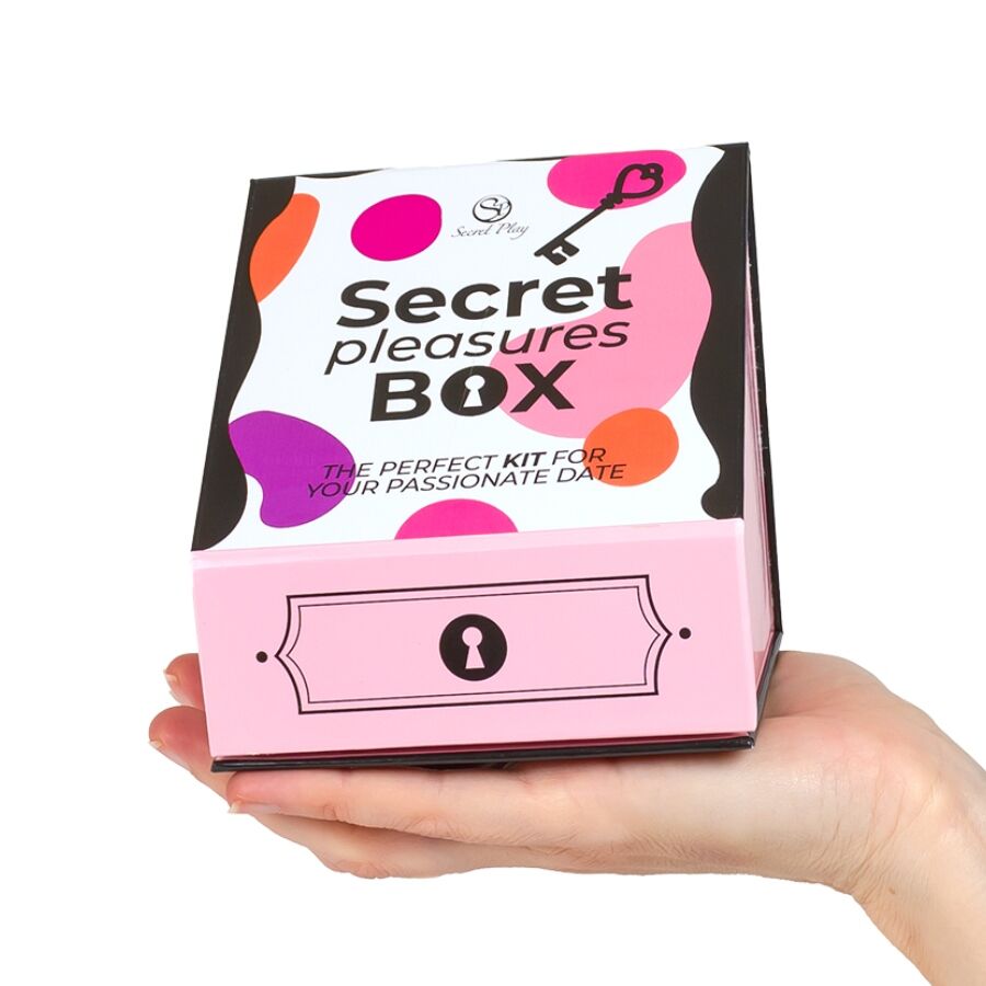 Secret Play Pleasures Box pariskunnan setti nopilla ja luotivibraattorilla
