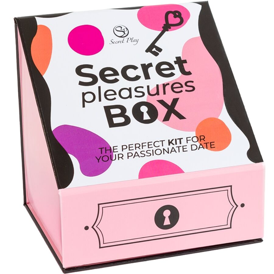 Secret Play Pleasures Box pariskunnan setti nopilla ja luotivibraattorilla