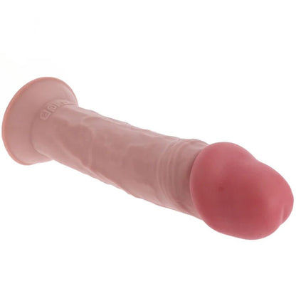 Get Real Deluxe paksu kaksikerroksinen TPE-dildo - 35,5 cm