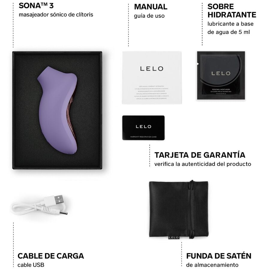 LELO - Sona 3 klitoriskiihotin - Violet Dusk