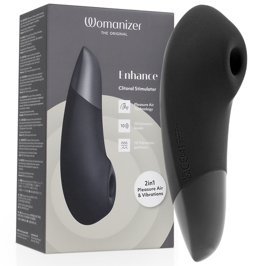 Womanizer Enhance klitoriskiihotin, musta