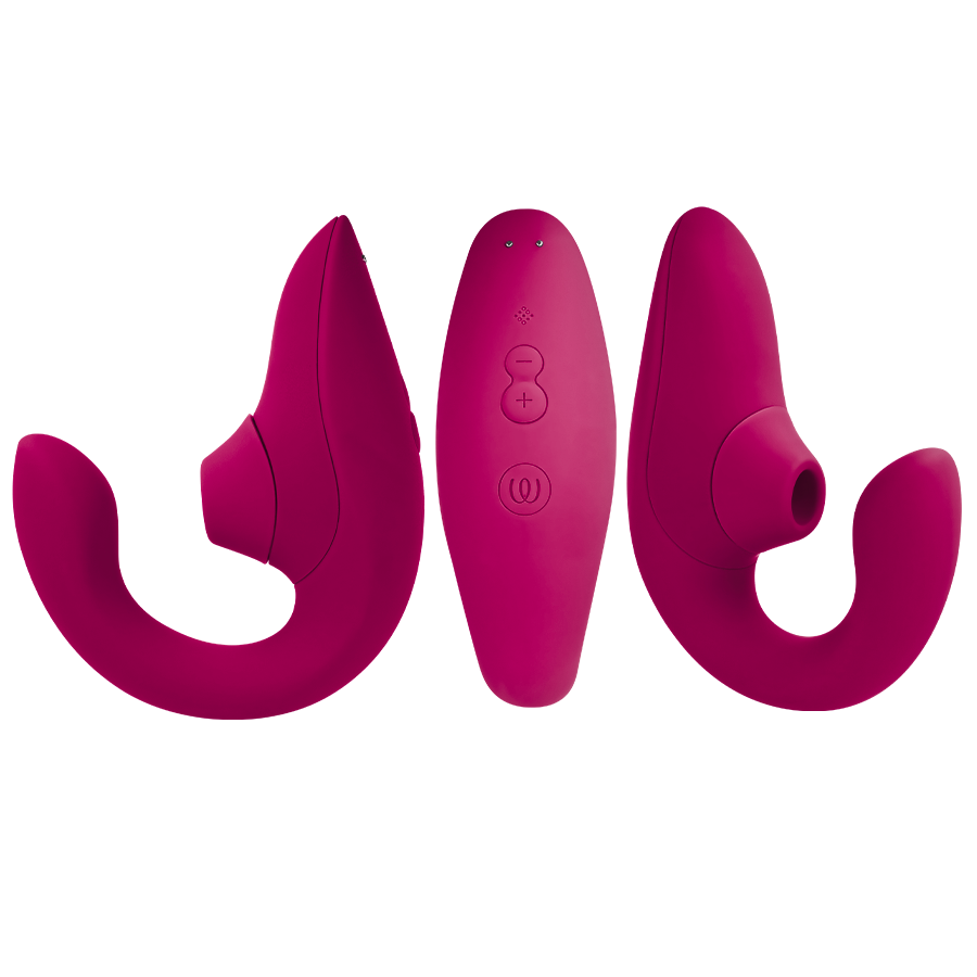 Womanizer Blend rabbit-vibraattori, kirkas pinkki