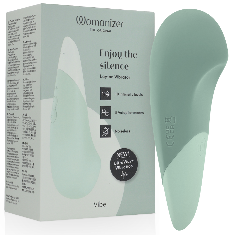 Womanizer Vibe hiljainen ulkoinen vibraattori, salvia