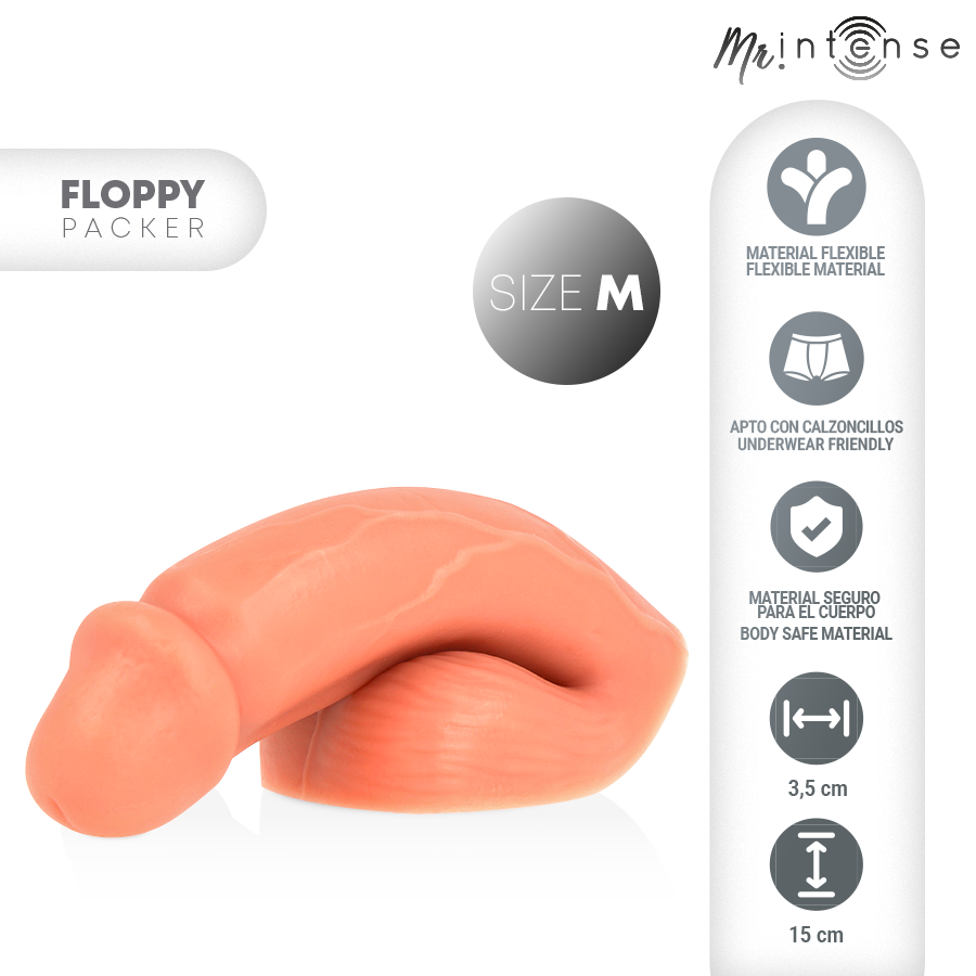 Mr Intense Floppy realistinen pakkeri M