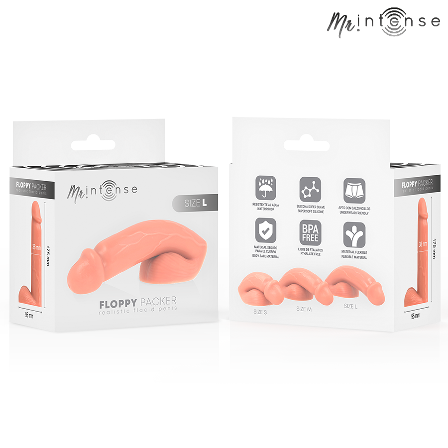 Mr Intense Floppy realistinen pakkeri L