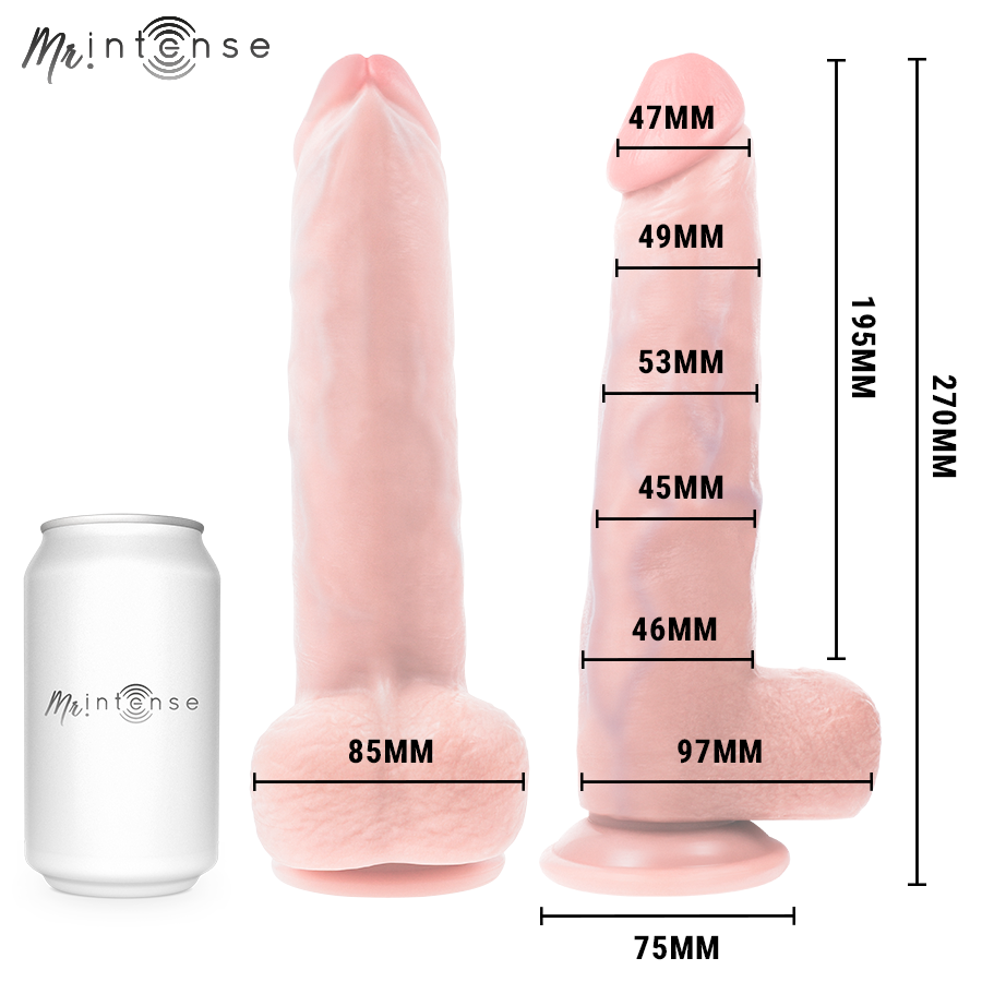 Mr Intense Neeson dildo - 27 cm - Ø 5,6 cm