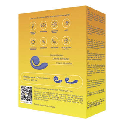 Snail Vibe Gizi Lite G-piste- ja klitorisvibraattori - violetti