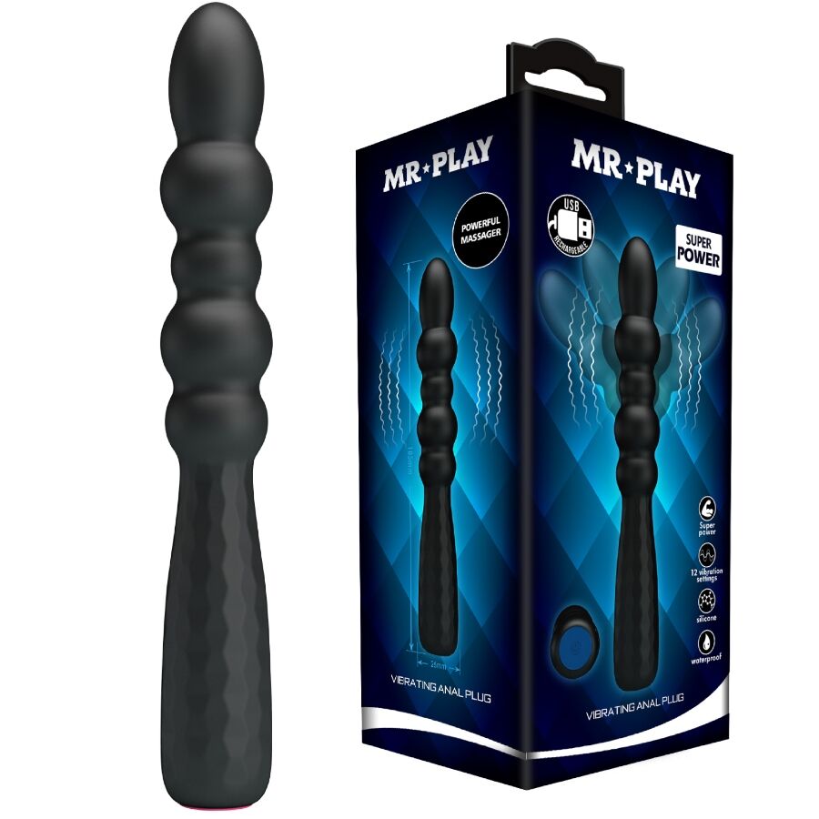 Mr Play joustava värisevä anustappi