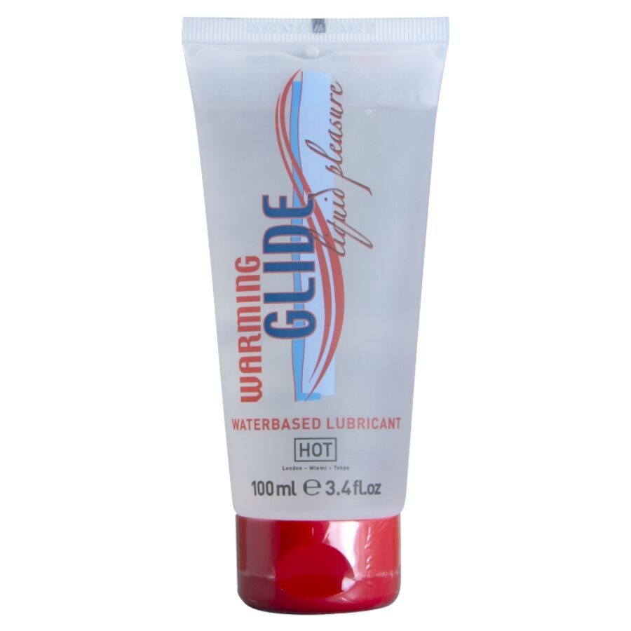 Hot Warming Glide Liquid Pleasure lämmittävä vesipohjainen liukuvoide - 100 ml