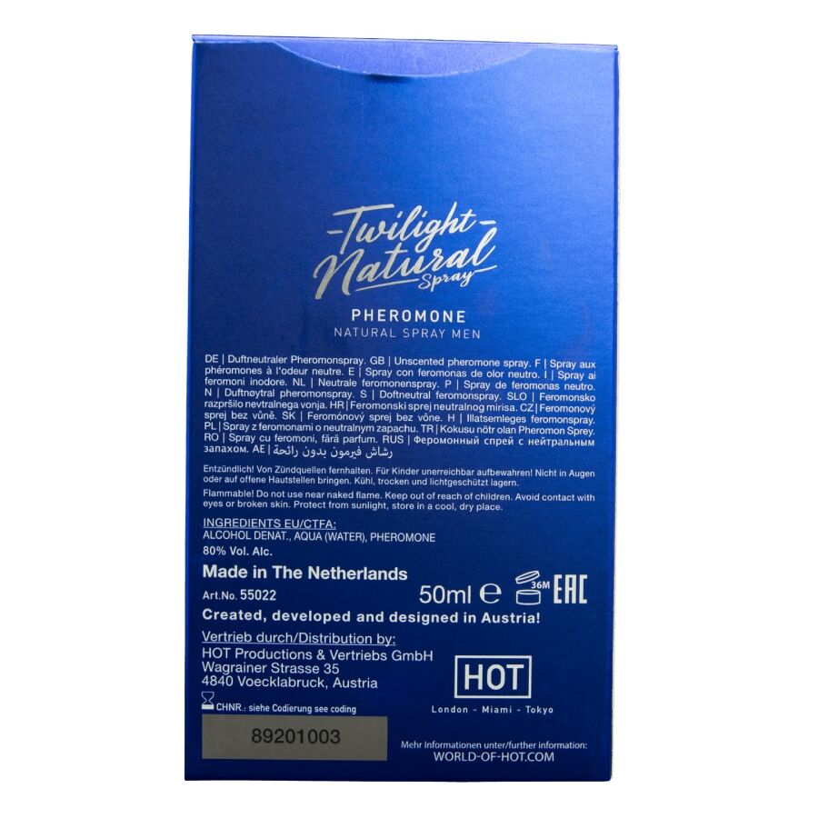 HOT - Twilight feromonituoksusuihke miehille - 50 ml