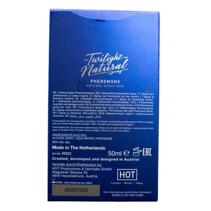 HOT - Twilight feromonituoksusuihke miehille - 50 ml