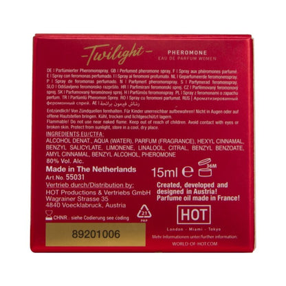 HOT - Twilight feromonihajuvesi naisille - 15 ml