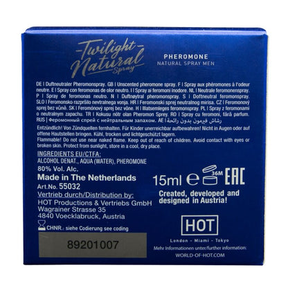 Hot Twilight Natural feromonituoksu miehille - 15 ml