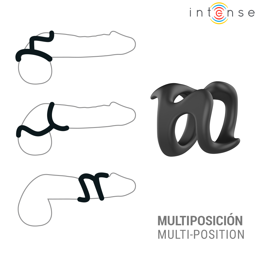 Intense Nikolaj säädettävä penisrengas - malli 8