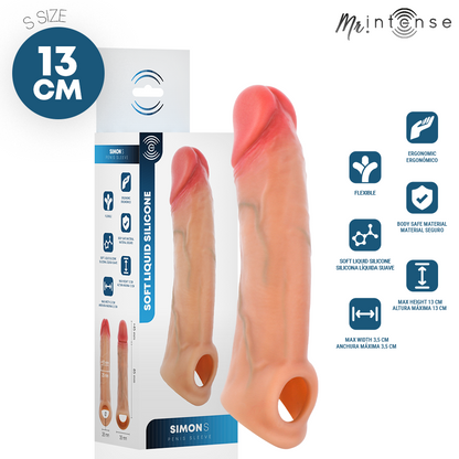 Mr Intense Simon silikoninen penisholkki S - 13 cm - Ø 4 cm