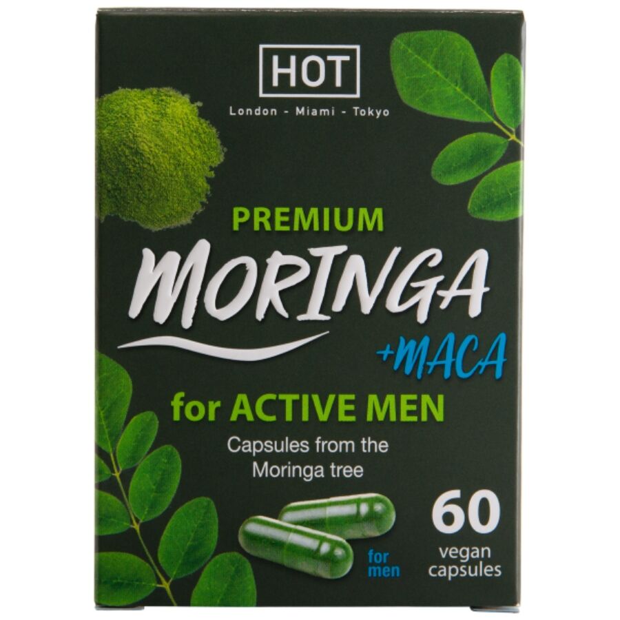HOT - Moringa Men Caps ravintolisä miehille - 60 kapselia