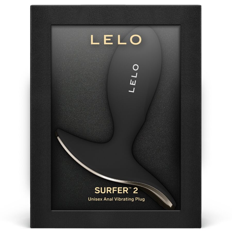 LELO Surfer 2 värisevä anustappi, musta