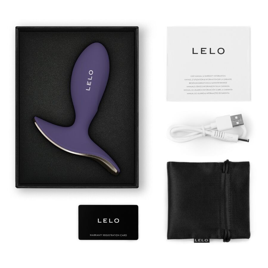 LELO Surfer 2 värisevä anustappi, Cyber Purple