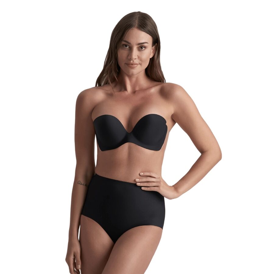BYE-BRA - Diva Bra liimattavat rintaliivit - musta - kuppi D